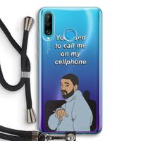 Hotline bling: Huawei P30 Lite Transparant Hoesje met koord