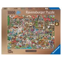 Puzzel ravensburger ray&apos;s comic middle ages 1000st