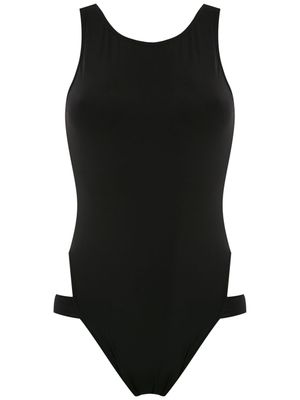Brigitte maillot de bain à détails de découpes - Noir
