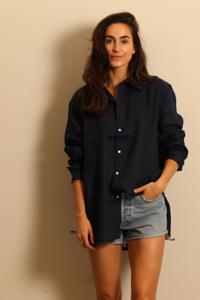 Ralph Lauren blouse Blauw maat L Katoen 211892370005