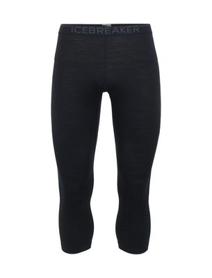 Icebreaker Merino 200 Oasis 3/4 Thermobroek Heren Black XL