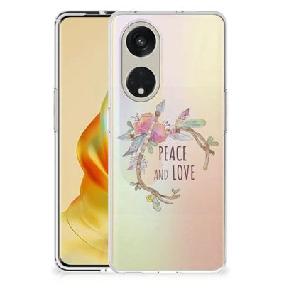 OPPO Reno8 T 5G Telefoonhoesje met Naam Boho Text OPPO Reno8 T 5G Telefoonhoesje met Naam Boho Text