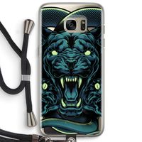 Cougar and Vipers: Samsung Galaxy S7 Edge Transparant Hoesje met koord