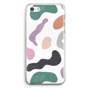 Memphis Shapes: iPhone 5 / 5S / SE Transparant Hoesje
