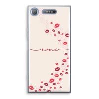 Kusjes: Sony Xperia XZ1 Transparant Hoesje