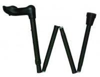 Able 2 Wandelstok anatomisch opvouw zwart rechts