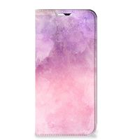 Bookcase Samsung Galaxy A23 Pink Purple Paint