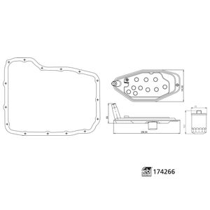 Filterset transmissieolie 174266