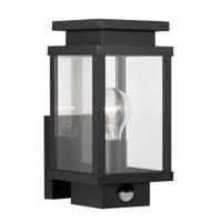 KS Verlichting Zwart buitenlamp met sensorBoston - 7768