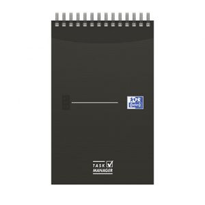 Oxford Office Essentials taskmanager, 140 bladzijden, ft 12,5 x 20 cm, geassorteerde kleuren