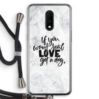 Partner in crime: OnePlus 7 Transparant Hoesje met koord