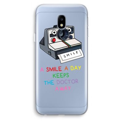 Smile: Samsung Galaxy J3 (2017) Transparant Hoesje