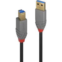 LINDY USB-kabel USB 3.2 Gen1 (USB 3.0 / USB 3.1 Gen1) USB-A stekker, USB-B stekker 3.00 m Zwart 36743 LINDY USB-kabel USB 3.2 Gen1 (USB 3.0 / USB 3.1 Gen1) USB-A stekker, USB-B stekker 3.00 m Zwart 36743