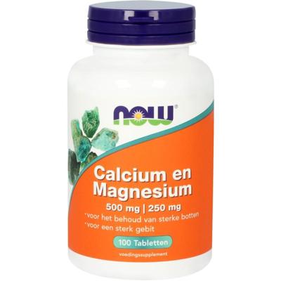 Calcium 500mg en magnesium 250mg 100 Tabletten