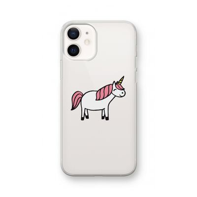 Eenhoorn: iPhone 12 Transparant Hoesje