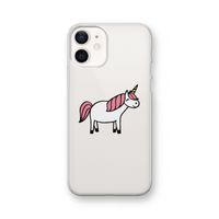 Eenhoorn: iPhone 12 Transparant Hoesje