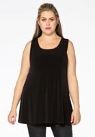 Yoek Top flare | Zwart | Maat 42/44
