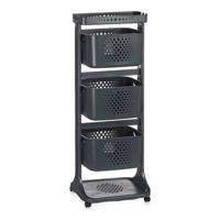 Groentetrolley Antraciet Polypropyleen (33 x 112 x 44 cm)