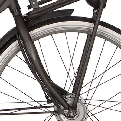 Cortina voorvork e-u4 d fm black graphite matt