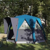 Huisje Tent met dak Blauw en Grijs 320 x 320 x 203 cm
