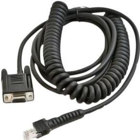 Datalogic RS-232, 9P, Male, Coiled, 3.6 m