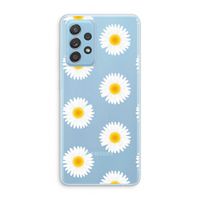 Margrietjes: Samsung Galaxy A73 Transparant Hoesje