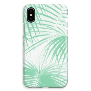 Palmbladeren: iPhone XS Max Volledig Geprint Hoesje