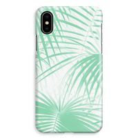 Palmbladeren: iPhone XS Max Volledig Geprint Hoesje