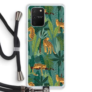 Luipaard 2: Samsung Galaxy S10 Lite Transparant Hoesje met koord