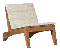 Exotan Outdoor Fauteuil Kenai Acaciahout - Naturel - thumbnail