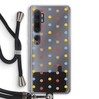 Bollen: Xiaomi Mi Note 10 Pro Transparant Hoesje met koord