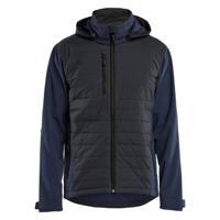 Blåkläder 4743 Hybride Jack - blauw/zwart maat XL