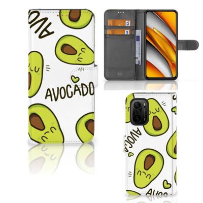 Poco F3 | Xiaomi Mi 11i Leuk Hoesje Avocado Singing | Portemonnee hoesje