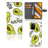 Poco F3 | Xiaomi Mi 11i Leuk Hoesje Avocado Singing | Portemonnee hoesje