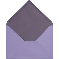 Creativ Company Envelop, afmeting envelop 11,5x16 cm, 100 gr, donkerpaars/paars, 10 stuk/ 1 doos