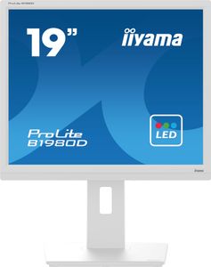 Iiyama ProLite LED-monitor Energielabel E (A - G) 48.3 cm (19 inch) 1280 x 1024 Pixel 5:4 5 ms VGA, DVI TN LED