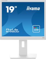 iiyama ProLite B1980D-W5 computer monitor 48,3 cm (19") 1280 x 1024 Pixels SXGA LCD Wit - thumbnail