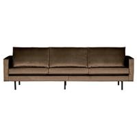 BePureHome Rodeo 3-zitsbank - Velvet - Taupe