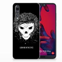 Silicone Back Case Huawei P20 Pro Skull Hair