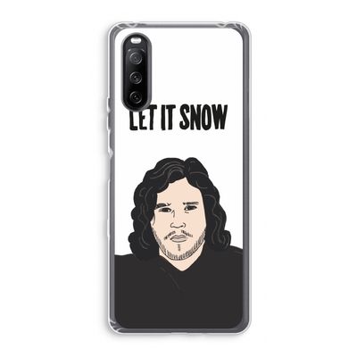 Let It Snow: Sony Xperia 10 III Transparant Hoesje