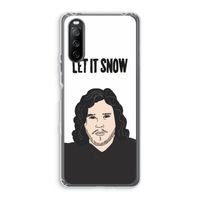 Let It Snow: Sony Xperia 10 III Transparant Hoesje