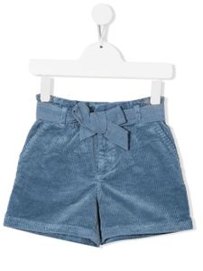 POLO RALPH LAUREN KIDS short en velours côtelé à taille nouée - Bleu