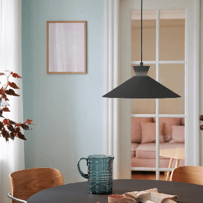Zwarte hanglamp nordlux Dial E27 fitting metaal 2213353003