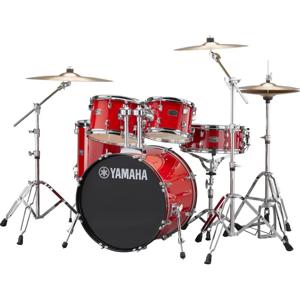 Yamaha RDP0F5CP Rydeen Hot Red drumstel met Paiste bekkens