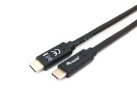 Equip 128346 USB-kabel 1 m USB 3.2 Gen 1 (3.1 Gen 1) USB C Zwart - thumbnail