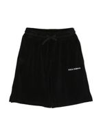 Dolce & Gabbana Kids short de sport à logo brodé - Noir