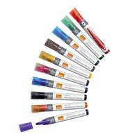 Whiteboardmarker nobo liquid rond ass 3mm | 12 stuks