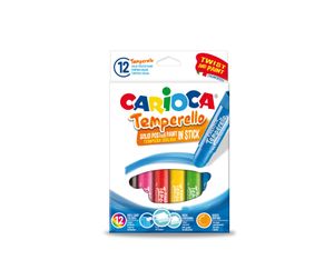 Carioca plakkaatverfstick Temperello, kartonnen etui van 12 stuks