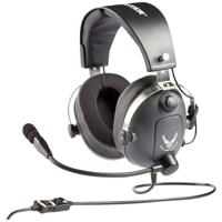 Thrustmaster T.Flight U.S. Air Force Edition-DTS Over Ear headset Kabel Stereo Grijs Headset, Volumeregeling, Microfoon uitschakelbaar (mute) Gamen