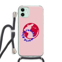 Run The World: iPhone 11 Transparant Hoesje met koord